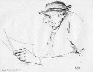 Viscount Cecil, brittisk statsman, 1935 av Edmond Xavier Kapp