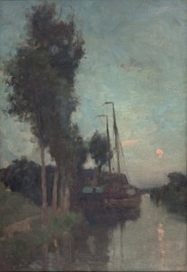 Kväll i Holland (olja på duk) av Edmund Aubrey Hunt