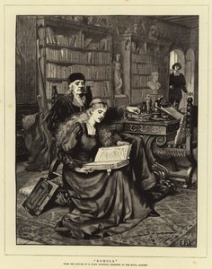 Romola (gravyr) av Edmund Blair (after) Leighton