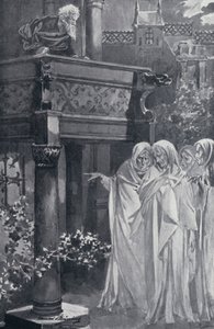 Illustration för Goethes Faust av Edmund Bruning