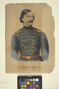 Col. James A. Mulligan (手彩色のリトグラフ)スウェーデン語