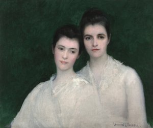 Emeline och Josephine Tarbell, ca 1905 (olja på duk)