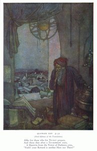 Lika för dem som idag förbereder sig (färglitografi) av Edmund Dulac