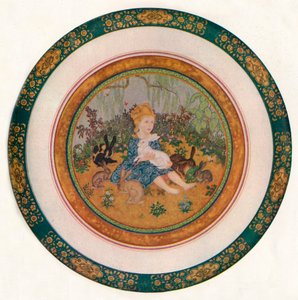 Porträtt av Miss Vivian St. George, 1917, 1919 av Edmund Dulac