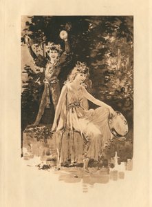 För Elizabethan Songs in Honour of Love and Beauty (litografi)