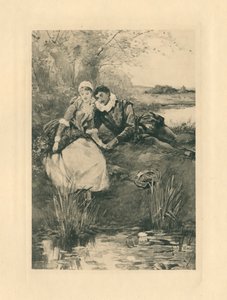 För Elizabethan Songs in Honour of Love and Beauty (litografi) av Edmund Henry Garrett