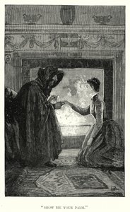 Illustration för Jane Eyre av Charlotte Bronte (gravyr)