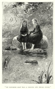 Illustration för Jane Eyre av Charlotte Bronte (gravyr)