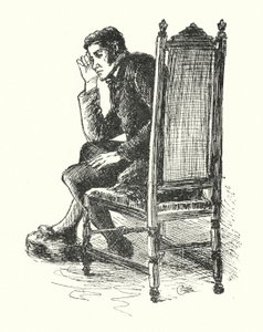 Illustration för Jane Eyre av Charlotte Bronte (litho) av Edmund Henry Garrett