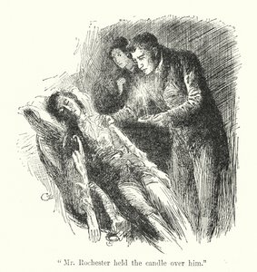 Illustration för Jane Eyre av Charlotte Bronte (litho) av Edmund Henry Garrett