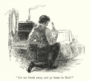 Illustration för Jane Eyre av Charlotte Bronte (litho) av Edmund Henry Garrett