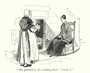 Illustration för Jane Eyre av Charlotte Bronte (litho)