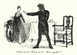 Illustration för Jane Eyre av Charlotte Bronte (litho) av Edmund Henry Garrett