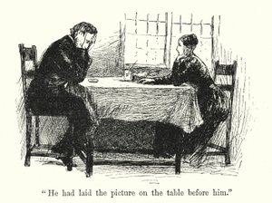 Illustration för Jane Eyre av Charlotte Bronte (litho) av Edmund Henry Garrett