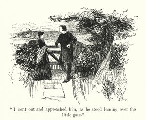 Illustration för Jane Eyre av Charlotte Bronte (litho)
