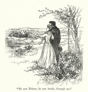 Illustration för Jane Eyre av Charlotte Bronte (litho)