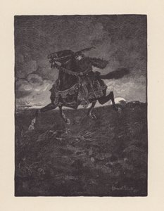 Illustration till The Eve of St Agnes av John Keats (litografi)