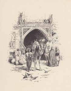 Illustration till The Eve of St Agnes av John Keats (litografi) av Edmund Henry Garrett