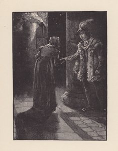Illustration till The Eve of St Agnes av John Keats (litografi) av Edmund Henry Garrett