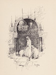 Illustration till The Eve of St Agnes av John Keats (litografi)
