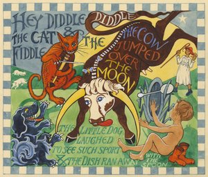 Hey Diddle Diddle, ca 1935 (gouache på papper)