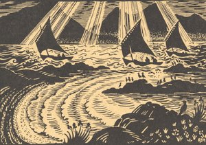 Tre segelfartyg av Edmund Hunter
