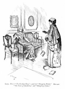 Illustration till Sheridans The Rivals (gravyr) av Edmund Joseph (after) Sullivan