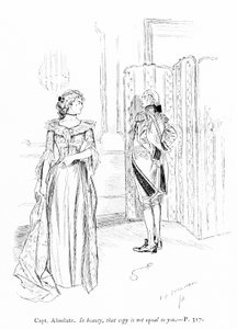 Illustration för Sheridans The Rivals (gravyr) av Edmund Joseph (after) Sullivan