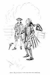 Illustration för Sheridans The Rivals (gravyr) av Edmund Joseph (after) Sullivan