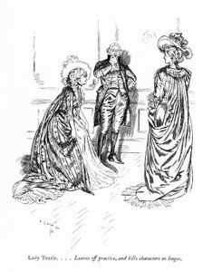 Illustration till Sheridans The School for Scandal (gravyr) av Edmund Joseph (after) Sullivan