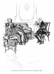 Illustration för Sheridans The School for Scandal (gravyr) av Edmund Joseph (after) Sullivan