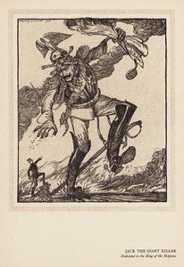 Kejsarens krans: Jack the Giant Killer (litografi) av Edmund Joseph (after) Sullivan