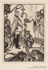 Kejsarens krans: Den svarta mässan (litografi) av Edmund Joseph (after) Sullivan