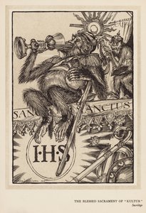 Kejsarens krans: "Kulturens" heliga sakrament (litografi) av Edmund Joseph (after) Sullivan