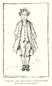 Illustration för The Vicar of Wakefield av Oliver Goldsmith (litho) av Edmund Joseph Sullivan