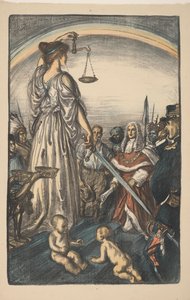 Personifiering av rättvisa Reign of Justice (originaltitel) Great War: Britain