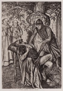 The Life and Death of King John, Akt V, Sc 7 (litho) av Edmund Joseph Sullivan