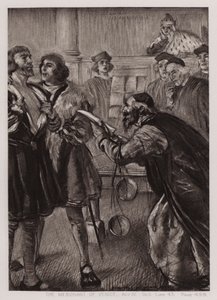 Köpmannen i Venedig, akt IV, Sc I av Edmund Joseph Sullivan