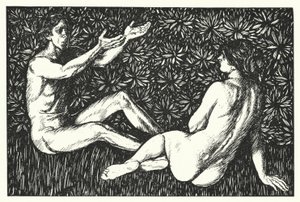 Illustration för Sarator Resorts av Edmund Joseph after Sullivan