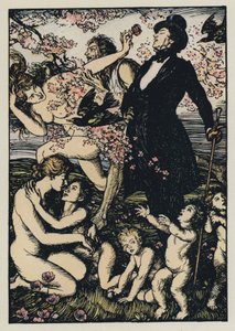 Illustration för Tennysons Maud av Edmund Joseph after Sullivan