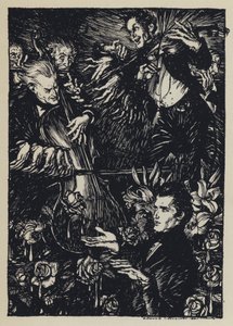 Illustration för Tennysons Maud av Edmund Joseph after Sullivan