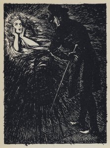 Illustration för Tennysons Maud av Edmund Joseph after Sullivan