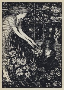 Illustration för Tennysons Maud av Edmund Joseph after Sullivan