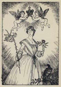 Illustration för Tennysons Maud av Edmund Joseph after Sullivan