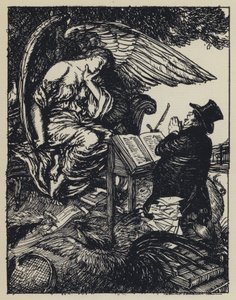 Illustration för Tennysons Maud av Edmund Joseph after Sullivan