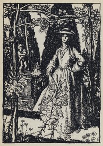 Illustration för Tennysons Maud av Edmund Joseph after Sullivan