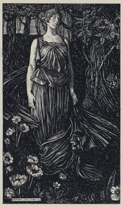 Tennyson, Illustration för A Dream of Fair Women and Other Poems