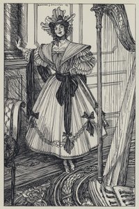 Tennyson, Illustration för A Dream of Fair Women and Other Poems av Edmund Joseph after Sullivan