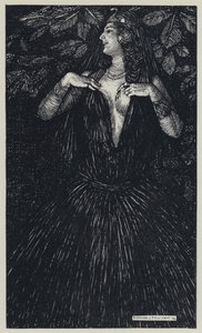 Tennyson, Illustration för A Dream of Fair Women and Other Poems av Edmund Joseph after Sullivan