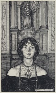 Tennyson, Illustration för A Dream of Fair Women and Other Poems
